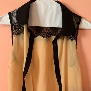 Forever 21 Button-Up lace Blouse